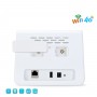 YLMOHO 4G Wifi Router 150Mbps LTE CPE CAT4 4G/3G SIM Card Broadband Mobile Hotspot Antenna Support LAN/WAN USB Port 32 Users