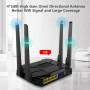 Cioswi Wifi Router 1200Mbps Dual Band Openwrt Firewall MT7621A 800MHz 4-LAN High Gain 4*5dbi Antennas for Home Office Hotspot