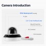 ANNKE Smartest 4MP Super HD PTZ POE IP Security Camera 4X Optical Zoom Surveillance Camera With AI Detection Audio Recording
