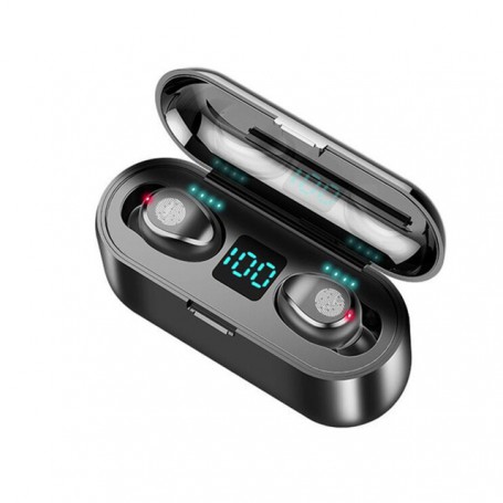 F9 Wireless Headphones Tws Bluetooth Earphones 5.0 Handfree 9D Stereo Sports Wireless Earbuds Waterproof Noise Reduction Headset