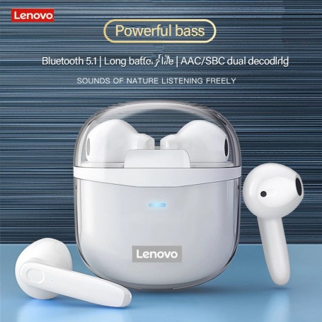 Lenovo XT96 Bluetooth 5.1 Earphones HiFi Stereo TWS Wireless Headphones Touch Control HD call Sports Gaming Headset With Mic