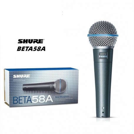 SHURE Beta58A Hand-held Wired Dynamic Microphone  Studio Microphone For Singing Stage Recording Vocals Gaming Mic For Computer