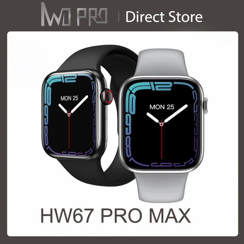 2022 HW67 Iwo 14 Pro Max Series 7 Smartwatch Men NFC Wireless Charger ...