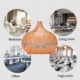 Electric Aroma Diffuser Air Humidifier Essential oil diffuser 400ML Ultrasonic Remote Control Cool Mist Fogger LED Lamp