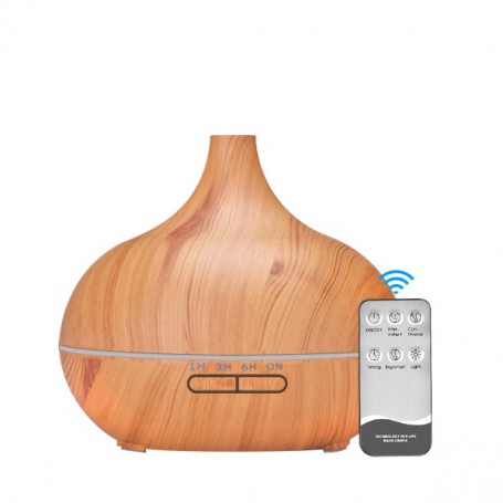 Electric Aroma Diffuser Air Humidifier Essential oil diffuser 400ML Ultrasonic Remote Control Cool Mist Fogger LED Lamp