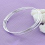 925 Silver Multi Circle Charm Bracelet Bangles For Women Men Silver Jewelry