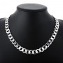 925 Sterling Silver necklace for men classic 12MM chain 18-30 inches fine Fashion brand jewelry party wedding gift