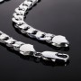 925 Sterling Silver necklace for men classic 12MM chain 18-30 inches fine Fashion brand jewelry party wedding gift
