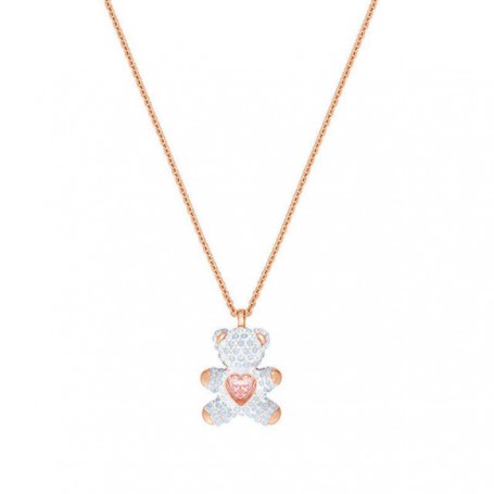 Fashion Beating Love Bear Female Fine Short Geometric Clavicle Chain Necklace For Women Pendant Jewelry Valentine's Day Gift