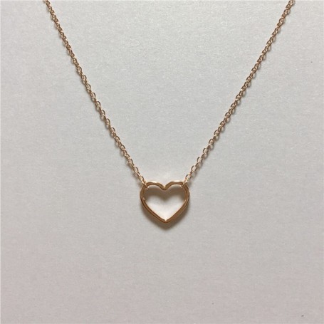 Fashion Real 925 Solid Sterling Silver Necklace Women Heart Jewelry 3 Colors Link Chain & Pendants Accessories Gift For Party