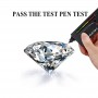 2CT 3CT 9MM Moissanite Silver Ring With GRA Certificate S925 Jewelry Wedding Party Woman Gift