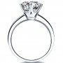 2Ct 8.0mm Moissanite Ring Solid Platinum 950 Ring White Gold Wedding Jewelry