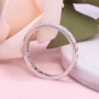 1.2ctw DF color Round Brilliant Cut VVS1 Moissanite Engagement Band Fine Ring for Women 14K White Gold CertificateTest Positive