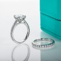 3ct CenterMoissanite Bridal Rings Set  925 Silver Engagement Wedding Band Rings Wholesale