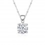 Sparkling Real 1 Carat D Color Moissanite Pendant Necklaces For Women Top Quality 100% 925 Sterling Silver Wedding Jewelry
