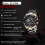 BENYAR 2021 New Luxury Men Quartz Wristwatches Waterproof 30M Stainless Steel Business Chronograph Watch for Men reloj hombre