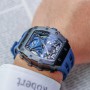 TSAR BOMBA 2022 New Men Automatic Mechanical Watch Tonneau Wristwatch Waterproof Clock Luxury Fashion Watches for Men