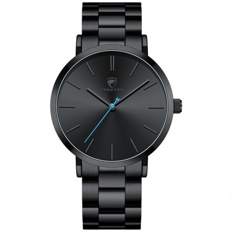 CHEETAH Mens Watches Fashion Top Brand Luxury Business Casual Quartz Watch Men Stainless Steel Waterproof Wrist Watch Male Clock