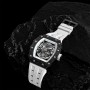 Watch Carbon Fiber Bezel TSAR BOMBA Men Automatic Watch Waterproof Clock Fashion Skeleton Mechanical Wrist Watch