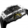 TSAR BOMBA Watch Men Luxury Brand Tonneau Design Waterproof Clock Stainless Steel Wristwatch Sport Chronograph Square Mens Watch