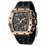 TSAR BOMBA Watch Men Luxury Brand Tonneau Design Waterproof Clock Stainless Steel Wristwatch Sport Chronograph Square Mens Watch