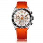 Fashion Chronograph Men Watches Top Brand Luxury Silicone Band Sport Wristwatch Business Quartz Clock Waterproof Montre Homme