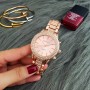 Women Watches  Luxury Diamond Rose Gold Ladies Wrist Watches Fashion Bracelet Watch For Female Dress Clock Relogio Feminino