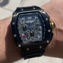 Classic Tonneau Men Watches Luxury Waterproof Sport Luminous Quartz Male Watch Business Chronograph Steel AAA Jewelry Clock