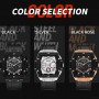 Top Brand Fashion Mens Watches Multifunction Sports Waterproof Calendar Watch Square Military Chronograph AAA Male Clocks 2022
