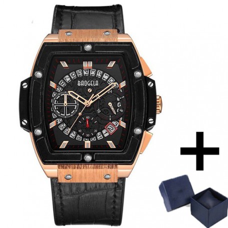 Top Brand Fashion Mens Watches Multifunction Sports Waterproof Calendar Watch Square Military Chronograph AAA Male Clocks 2022