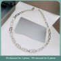 925 Sterling Silver Couple Necklace Is Fashionable In Europe and America, with Original Modeling and Exquisite Craftsmanship