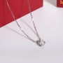 AnuJewel Real 14K Gold 1 Carat D Color Moissanite Diamond Pendant Necklace 925 Sterling Silver Chain Gifts Wholesale