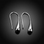 Wholesale Price 925 Sterling Silver Teardrop Waterdrop Earrings For Women Fashion Jewelry Silver Earrings Top Quality