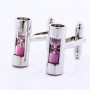 jewelry for men's brand of high quality shirts cufflinks pink hourglass cufflinks fashion wedding gift button guests