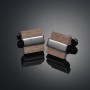 Square Wooden Cufflinks for High-end Men's French Business Cuffs Solid Wood Pattern French Sleeve Nails Customization