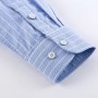 High Quality 100% Cotton Oxford Mens Long Sleeve Shirts Casual Slim-fit Plaid/Striped Male Dress Shirt For Men Business Shirts