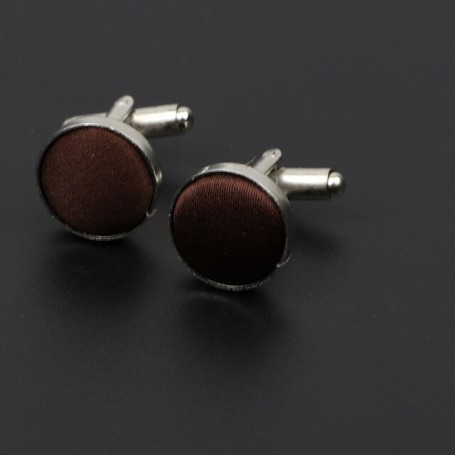 Men's Fashion Solid Color Round Cufflinks Cuff Button for Male Gentleman Shirt Wedding Cuff Links High Quality Jewelry Gifts