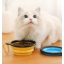 1000ML Pet Bowl Folding Silicone Travel Dog Bowls Walking Portable Water Bowl For all Dogs Cat Bowls Pet Eating Dishes для собак