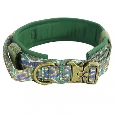 Military Dog Collar and Leash Set Pet Training Camouflage Fashion Tactical Big Dog Collars Medium Large Dogs Durable Accessories