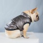 Autumn and Winter French Bulldog Clothes and Cotton Coat Vest  Suitable  for Small  Medium Dogs Pug (Gray,S-3XL)