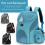 Multi functional pet out cat bag dog bag, convenient foldable pet  Backpack, large capacity cat schoolbag, fashionable to go out