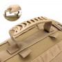 Nylon Tactical Dog Harness Collar Leash No Pull Military Pet Harness Vest For Medium Large Dogs Training Molle Harness Pouches