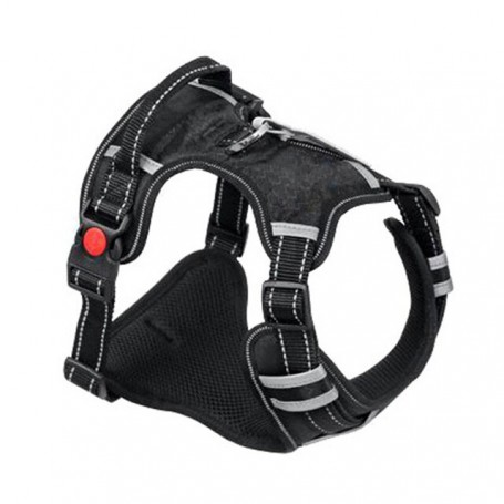 Adjustbale Matching Leash Collar Reflective Pet Training Supplies Nylon Big Dog Harness No Pull Medium Large Dog Harness Vest