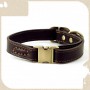 Cowhide Genuine Leather Pet Dog Collars Top Quality Top Grade Pet Training Collars Heavy Duty For Medium Large Dogs Adjustable