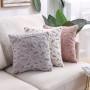 Golden Plush Fur White Cushion Cover 45x45cm Decorative Pillow Cover for Sofa Home Decor Pillow Case Gray Soft Fur Cushion Cover