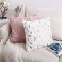 Golden Plush Fur White Cushion Cover 45x45cm Decorative Pillow Cover for Sofa Home Decor Pillow Case Gray Soft Fur Cushion Cover