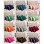 Pillowcase 100% Silk Pillow Cover Silky Satin Protect Hair Beauty Pillow case Comfortable Pillow Case Home Bedding Decor 51x66cm