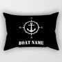 Black Nautical Decoration Home Decoration Lumbar Pillow Cover 30*50 Sofa Decoration Cushion Cover 40*60 Customizable