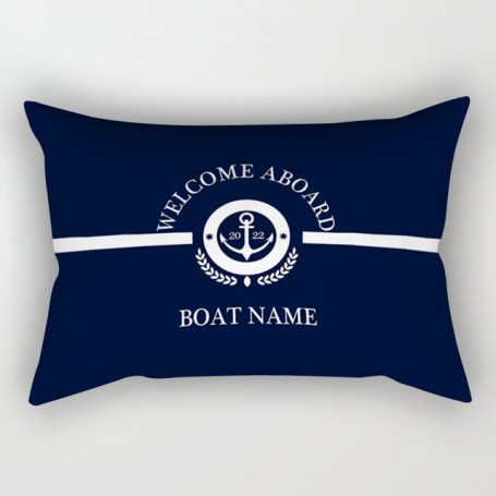 Dark blue nautical series sofa cushion cover 40*60 home decoration waist pillow cover cushion cover 30*50 can be customized
