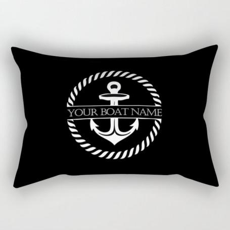 Black Nautical Decoration Home Decoration Lumbar Pillow Cover 30*50 Sofa Decoration Cushion Cover 40*60 Customizable